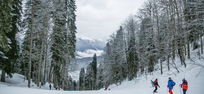 lyžování Morava